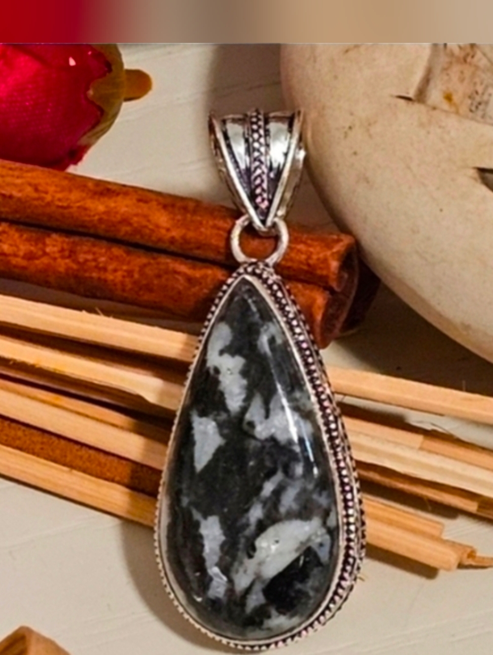 White Buffalo Pendant - represent innocence, purity, and strength